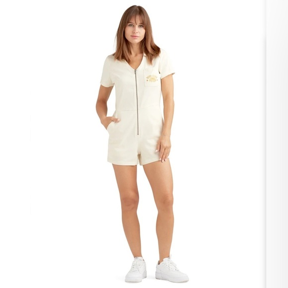 Body Glove Pants - Body Glove Cream Jumpsuit with Elegant Design